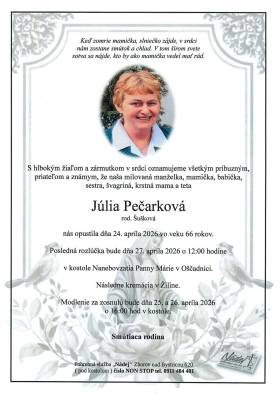 Parte - Júlia Pečarková