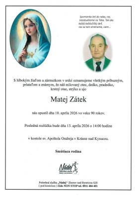 Parte - Matej Zátek