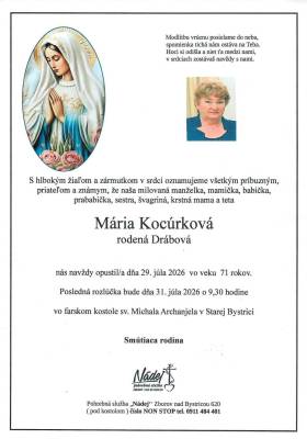 Parte - Mária Kocúrková