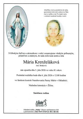 Parte - Mária Krenželáková