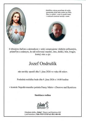 Parte - Jozef Ondrušík