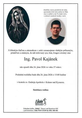Parte - Ing. Pavol Kajánek