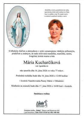 Parte - Mária Kucharčíková