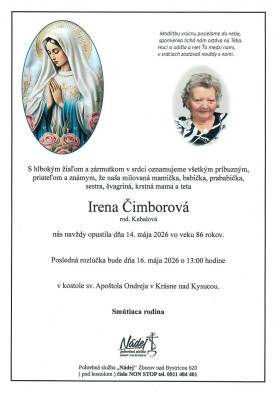 Parte - Irena Čimborová