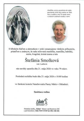Parte - Štefánia Smolková