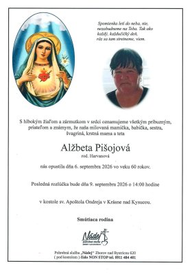 Parte - Alžbeta Pišojová
