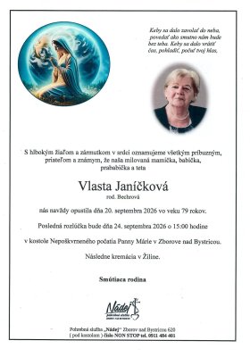 Parte - Vlasta Janíčková